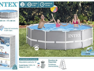 Каркасный бассейн Intex 26716 (366 Х 99 СМ.) + комплект foto 5