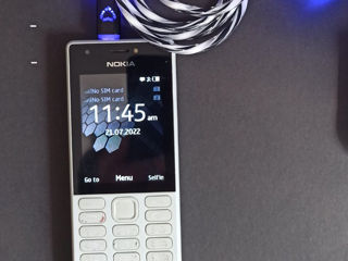 кнопочный Nokia 2 - Sim, white, зарядка за 500 лей foto 2