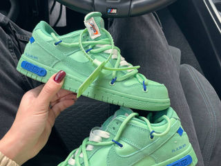 Nike SB Dunk x Off-White Green Women's foto 3