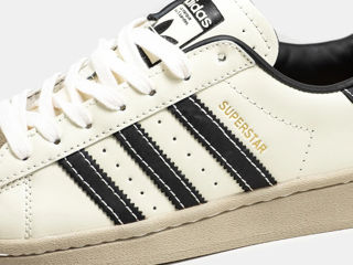 Adidas Superstar Beige/Black Unisex foto 2