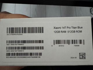 Xiaomi 14T Pro 12/512 Titan Blue New! foto 2