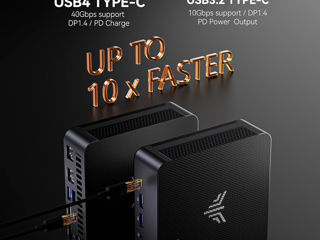 NiPoGi AM21 Mini PC АMD Ryzen 9 6900HX(8C/16T, up to 4.9GHz), Mini Computer 16GB DDR5 512GB M.2 NVMe фото 4