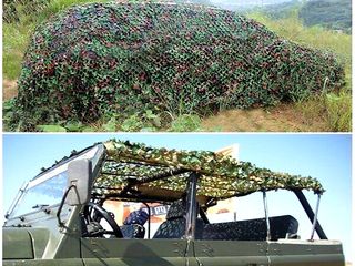 Plasa camuflaj pentru umbra si mascare.Маскировочная сетка. foto 8