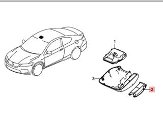 Honda Accord 16/17, уплотнитель крышки багажника foto 4