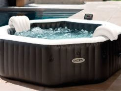 Jacuzzi SPA gonflabil Jet & Bubble Deluxe 201x71cm, 795L, 4 persoane foto 0