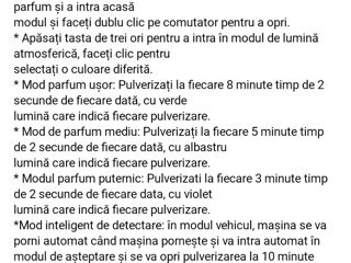 Difuzor auto de uleiuri esențiale, odorizant de mașină foto 6