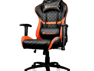 Gaming Chair Cougar Armor One Black/Orange, User Max Load Up To 120Kg / Height 145-180Cm foto 1