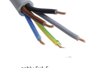 Cablu 5*1,5.  100m foto 1