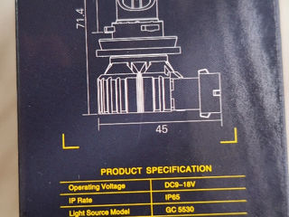 Led лампы на авто H11, H8 foto 5