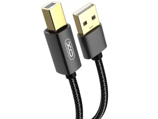 XO GB010A USB-A to USB B printing data cable 1.5M foto 1