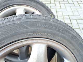 215/55 r16 2017 hankook de iarna + bolturi