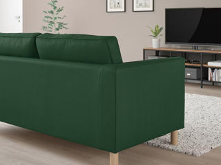 Canapea de colt IKEA Parup Vissle Green foto 2