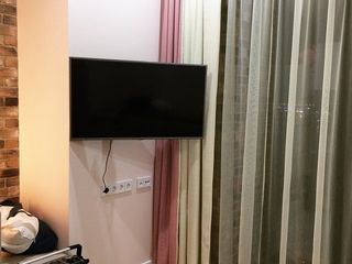 Установка телевизоров на стену. Instalare televizor pe perete. Instalare suport tv pe perete. foto 5