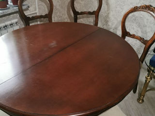 Vind masa din lemn masiv +6 scaune adusa din germania marime este 1,20 desfacuta 1,60 foto 4