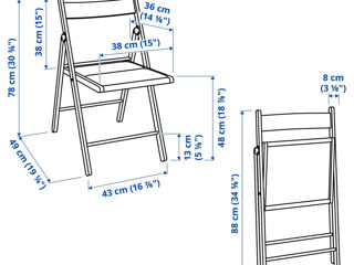 Scaun pliant IKEA Frosvi foto 3