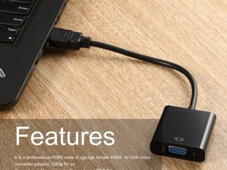 HDMI to VGA адаптер foto 3