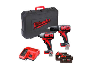 Set instrumente cu acumulatori Milwaukee M18 BPP2C-402C -livrare-credit