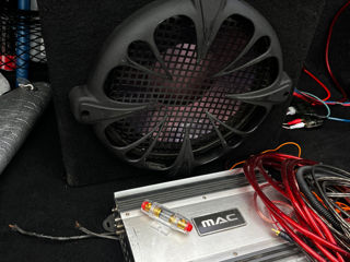буфер Blaupunct 1200w+Mac audio 1000w+проводка 2400 лей