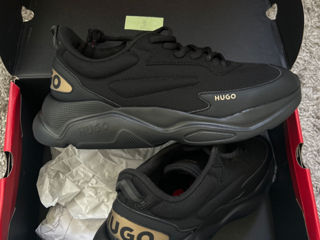 Hugo red Leon trainers