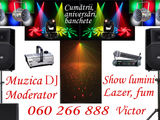 Muzica( Dj )+tamada 250 euro 2 persoane,laser,fum,show lumini,concursuri,mai ieftin nu gasiti ! foto 3