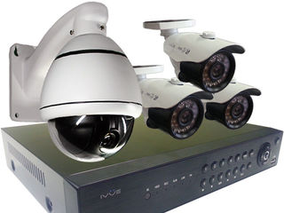 Camere supraveghere exterior/interior IP FULL HD wifi 2/4/8Camere cu monitor 13'' si memorie 1/2TB foto 1