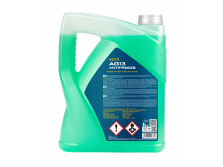 Antigel verde MANNOL 4013 Antifreeze AG13 (-40 C) Hightec 5L foto 2