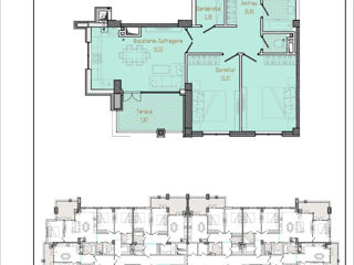 Apartament cu 2 camere, 71 m², Centru, Comrat foto 4