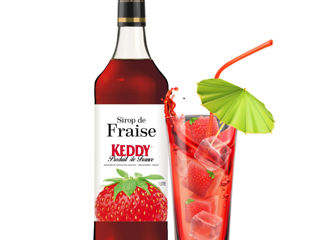 Sirop De Căpșună Strawberry De La Keddy Franța, 1l, Livrare Moldova foto 1