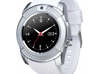 Smart watch V8 new. Круглые. Новые, в коробке. Часы-телефон с фотокамерой и bluetooth. foto 2
