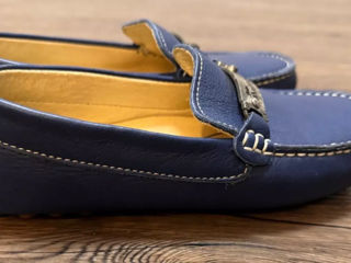 John Galliano Boys Slip On Loafers Blue Size 33 Uzat foto 4