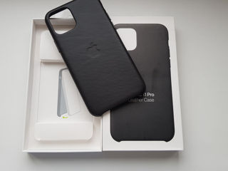 Apple iPhone 11 Pro Leather Case - Black foto 3