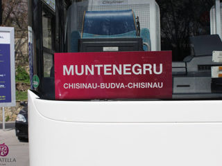 Транспорт Черногория , Кишинев- Будва-Кишинев