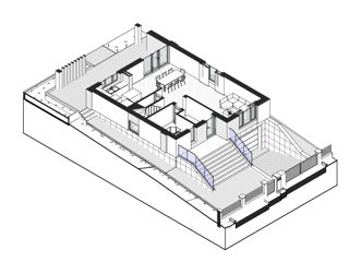 Casă de locuit individuală cu 2 niveluri S+P+E/ 260,21m2/stil modern/arhitectură/proiecte/planuri 3D foto 11