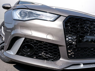 Bara fata compatibil cu audi a6 4g rs6 design facelift (2015-2018) cu grile foto 5