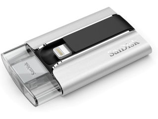 Card stick memorie SanDisk iXpand Flash Drive For iPhone and iPad 64 GB Lightning USB 3.0 foto 3