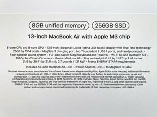 MacBook Air M3 8/256 foto 3