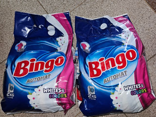 Порошок стиральный автомат Bingo whites & colors 2кг