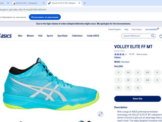 Asics Volley Elite FF MT trainers shoes foto 5