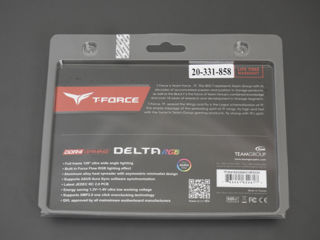 Team T-Force Delta RGB 16GB Kit (2 x 8GB) PC RAM DDR4 3200 - New foto 2