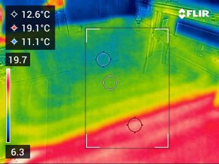 Scanare termică (termografie)a clădirilor si zonelor cu pierderi de căldură, infiltrații de aer rece foto 15