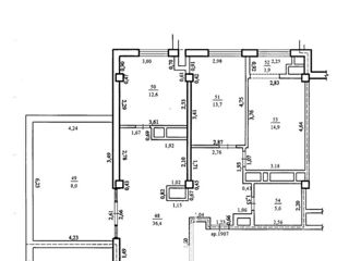 Apartament cu 2 camere, 93 m², Ciocana, Chișinău foto 2