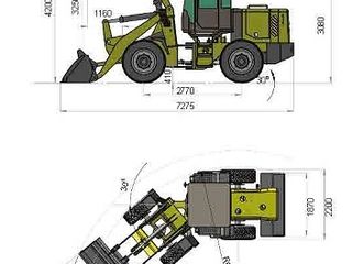 Погрузчик 2,2м3(4000kg), incarcator foto 7