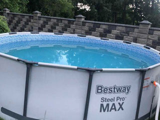 Бассейн Bestway 305х76 с фильтром + Дозатор для бассейна