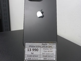 Apple iPhone 14 Pro 128 GB.  88%  13990 lei