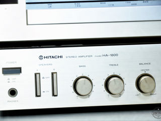 Hi-Fi Hitachi HA-1800 / FT-2500L / D-E10 Винтажная стойка Made in Japan foto 5