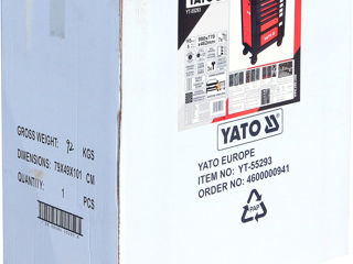 YT-55293	Инструментальная тележка с 7 ящиками 165пр  "yato" foto 5