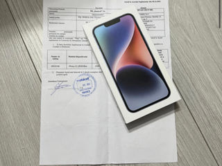Vind iPhone 14 128Gb Blue Sigilat , Garantie 2 Ani Moldcell фото 1