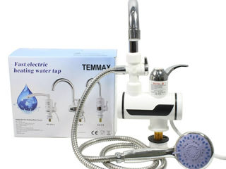 Кран водонагреватель TEMMAX RX-001 с LED дисплеем. Încălzitor de apă de la robinet cu afișaj LED.
