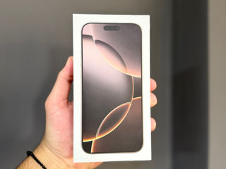 iPhone 16 Pro Desert Titanium 256Gb Sigilat / Disponibil! foto 2