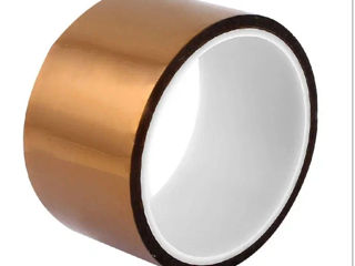 Scotch GOLD with temperature resistance of 200  is 0.05mm, 33M long. Теплоизоляционный скотч. foto 2